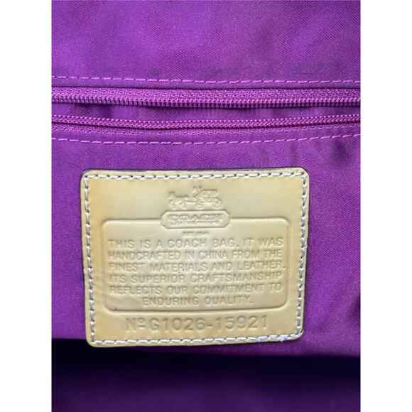 Coach Vintage Madison Patent Leather Sophia Satchel - Picture 13 of 15